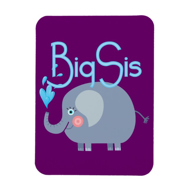 Magnet Flexible Elephant Big Sis (Vertical)