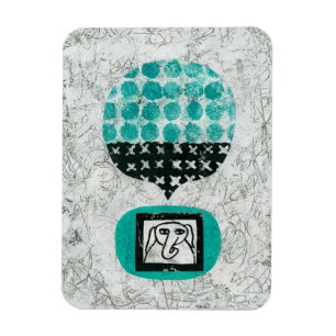 Magnet Flexible Eléphant se souvient de l'aimant du réfrigérateur