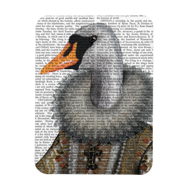 Magnet Flexible Elisabéthain Swan (Vertical)