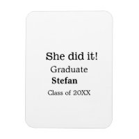 Elle l'a fait diplômée ajouter nom classe de texte