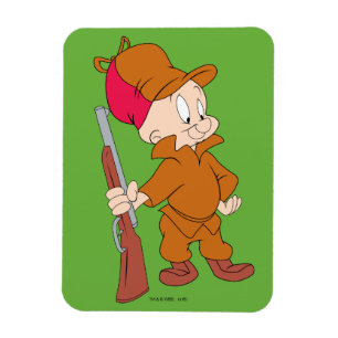 Magnet Flexible ELMER FUDD™   Avec Un Arme À Arme