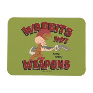 Magnet Flexible ELMER FUDD™ & BUGS BUNNY™ "Wabbits Not Arms"