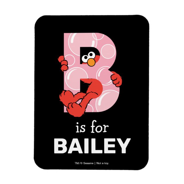 Magnet Flexible Elmo Alphabet | B Bulles (Vertical)
