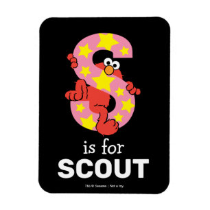 Magnet Flexible Elmo Alphabet Étoile S