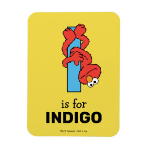 Magnet Flexible Elmo Alphabet   Je Bleu