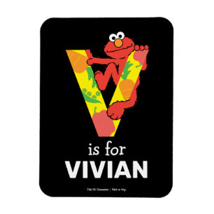 Magnet Flexible Elmo Alphabet T Rose