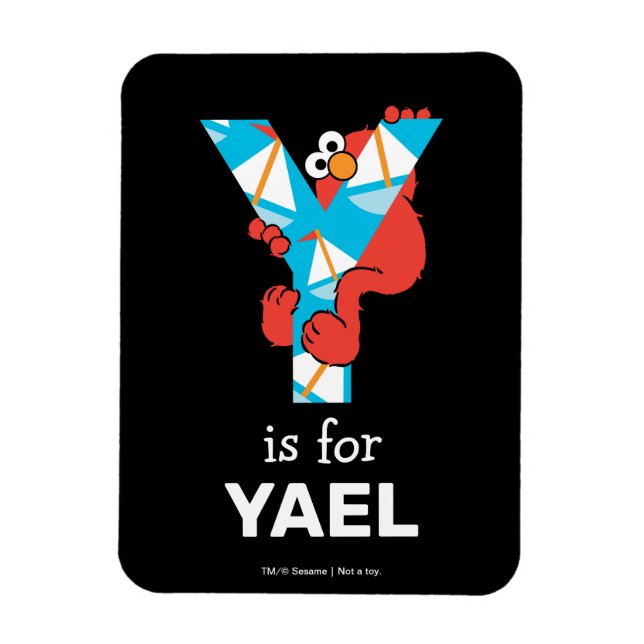 Magnet Flexible Elmo Alphabet | Y Yacht (Vertical)