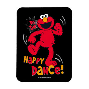 Magnet Flexible Elmo Fais la danse du bonheur