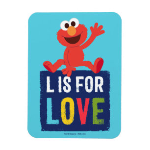 Magnet Flexible Elmo L est pour l'amour