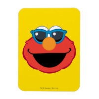 Elmo visage souriant avec lunettes de soleil