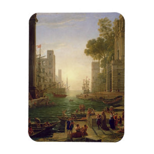 Magnet Flexible Embarquement de St. Paula Romana à Ostia, 1637-39