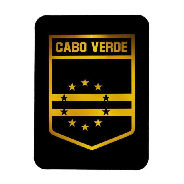 Magnet Flexible Emblème Cabo Verde (Vertical)