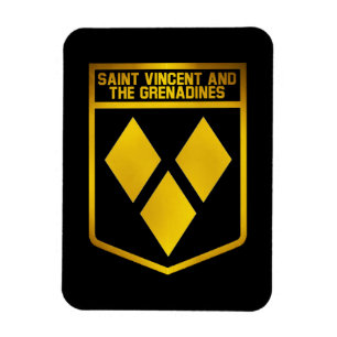 Magnet Flexible Emblème de Saint-Vincent-et-les-Grenadines