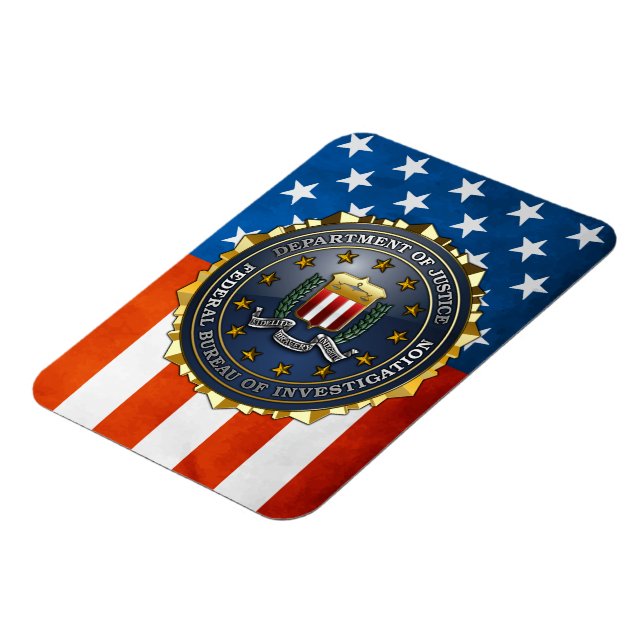 Magnet Flexible Emblème du FBI (Côté Gauche)