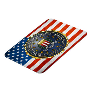Magnet Flexible Emblème du FBI