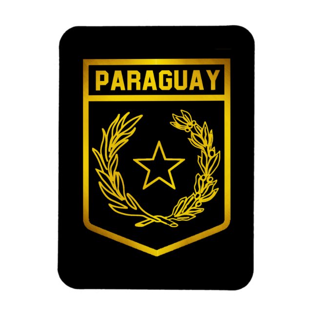 Magnet Flexible Emblème du Paraguay (Vertical)