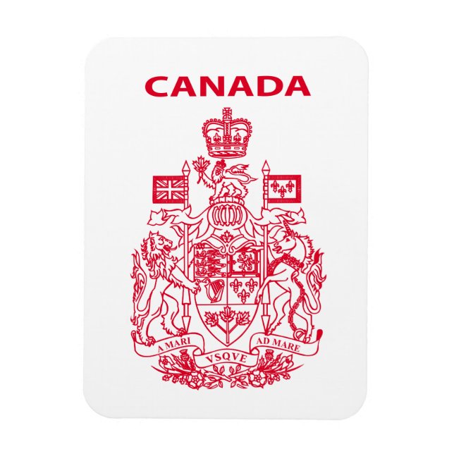 Magnet Flexible emblème national du Canada (Vertical)