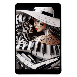 Magnet Flexible "Embrace Mélodique - Aimant Musical Artistique"