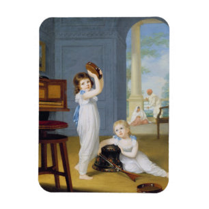 Magnet Flexible Emily et maçon de George, c.1794-95 (huile sur la