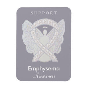 Magnet Flexible Emphysema Sensibilisation Ruban Angel Personnalisé
