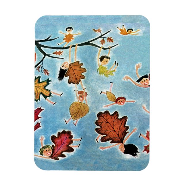 Magnet Flexible Enfants à feuilles (Vertical)
