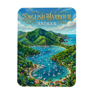 Magnet Flexible English Harbour Antigua-et-Barbuda
