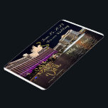 Magnet Flexible Enregistrer la date pour notre Mariage à Las Vegas<br><div class="desc">Magnet de Mariage exclusif personnalisé. Ces magnets sont conçus spécialement pour ma famille afin qu'ils puissent mettre leur réfrigérateur,  comme rappel.</div>