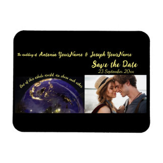 Magnet Flexible Enregistrer la date Véritable Mariage d'amour