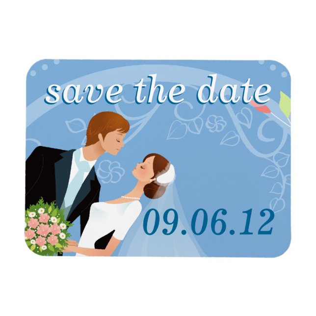 Magnet Flexible enregistrer l'aimant de date (Horizontal)