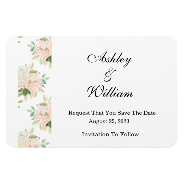 Magnet Flexible Enregistrer l'aimant de date (Horizontal)