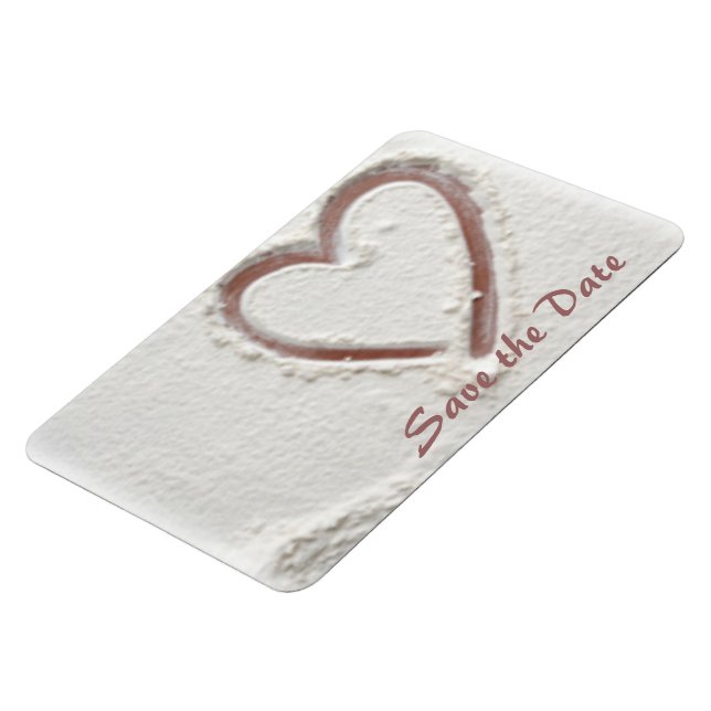 Magnet Flexible Enregistrer le coeur du sable (Côté Gauche)