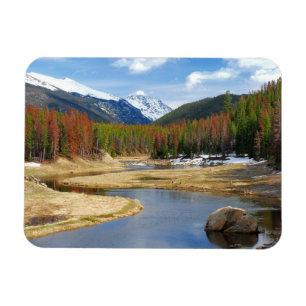 Magnet Flexible Enroulement le fleuve Colorado avec des montagnes