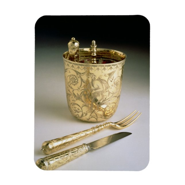 Magnet Flexible Ensemble de voyage d'un couteau, d'une fourchette, (Vertical)