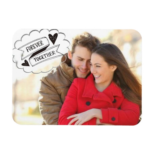 Magnet Flexible Ensemble pour toujours photo (Horizontal)