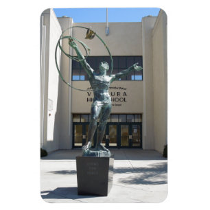 Magnet Flexible Entrée, lycée de Ventura, la Californie