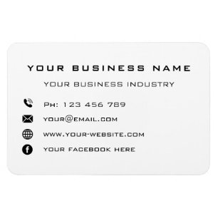 Magnet Flexible Entreprise Promotionnelle Personnalisée - Moderne