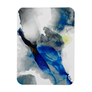 Magnet Flexible Éphémère - bleu et gris