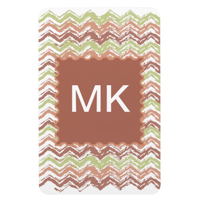 Magnet Flexible Épice de scribble Chevron ZigZag (Vertical)