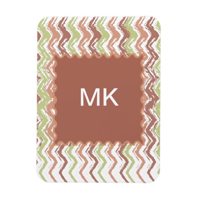 Magnet Flexible Épice de scribble Chevron ZigZag (Vertical)