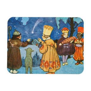 Magnet Flexible Epiphany Three Kings from the East by Zdenek Guth