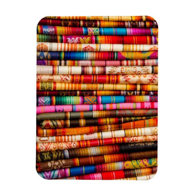 Magnet Flexible Équateur, région de Quito, marché d'artisanat d'Ot (Vertical)