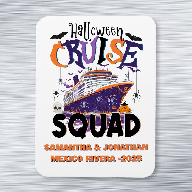 Magnet Flexible Équipe de croisière d'Halloween - Porte de cabine  (Créateur téléchargé)
