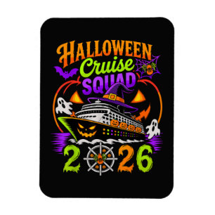 Magnet Flexible Équipe de croisière Halloween 2026 tenue coordonné