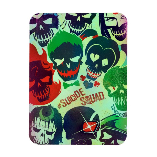 Magnet Flexible Équipe de suicide | Jeu de groupe (Vertical)