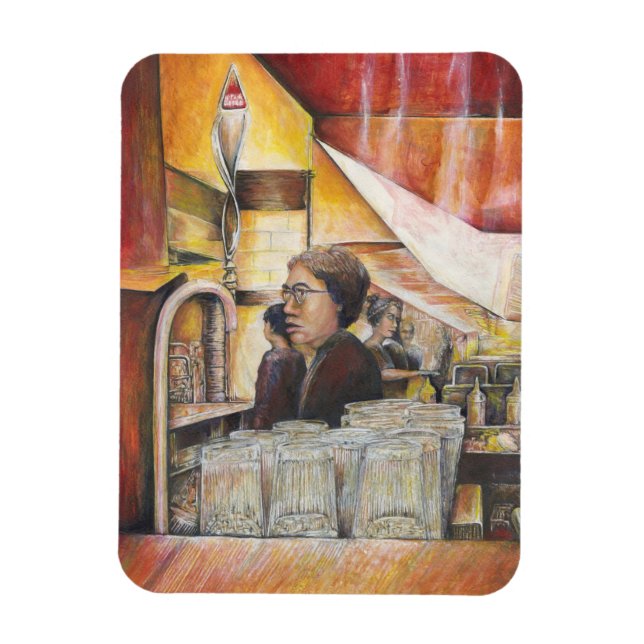 Magnet Flexible Équivalent Lumineux des Émotions Passionnées (Vertical)