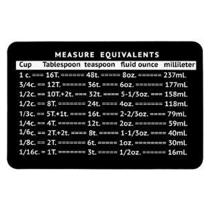 Magnet Flexible Équivalents de mesure Aimant du réfrigérateur noir
