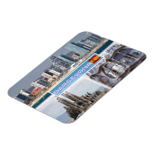 Magnet Flexible ES Barcelona - Skyline - Skyline - Sagrada Familia