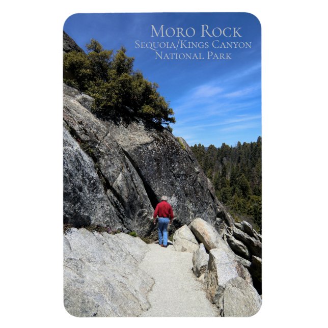 Magnet Flexible Escalade Parc national de Moro Rock Sequoia (Vertical)