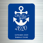 Magnet Flexible Escouade de croisière personnalisée Voyage en fami<br><div class="desc">Cette conception a été créée par art numérique. Elle peut être personnalisée dans la zone fournie ou customisée en choisissant le clic pour customiser une autre option et en changeant le nom, les initiales ou les mots. Vous pouvez également modifier la couleur et le style du texte ou supprimer le...</div>