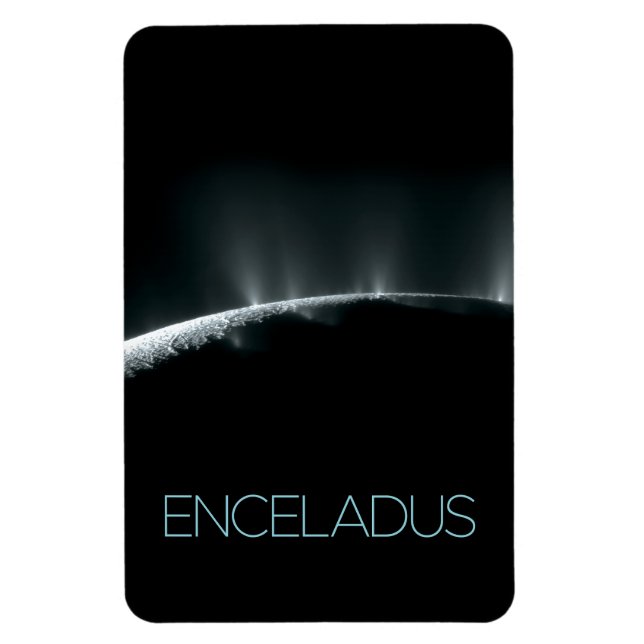 Magnet Flexible Espace Extérieur, Cosmos, Système Solaire, Lune En (Vertical)